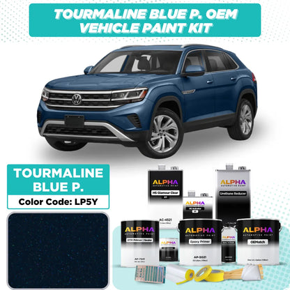 Volkswagen / Audi Tourmaline Blue Pearl LP5Y / P5Y | OEMatch Vehicle Paint Kit
