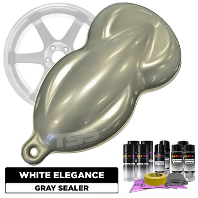 White Elegance Wheel Paint Kit