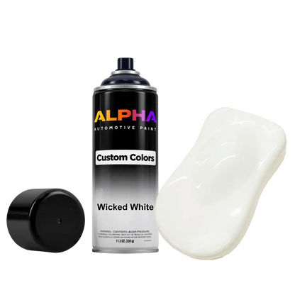 Wicked White Bike Paint Kit