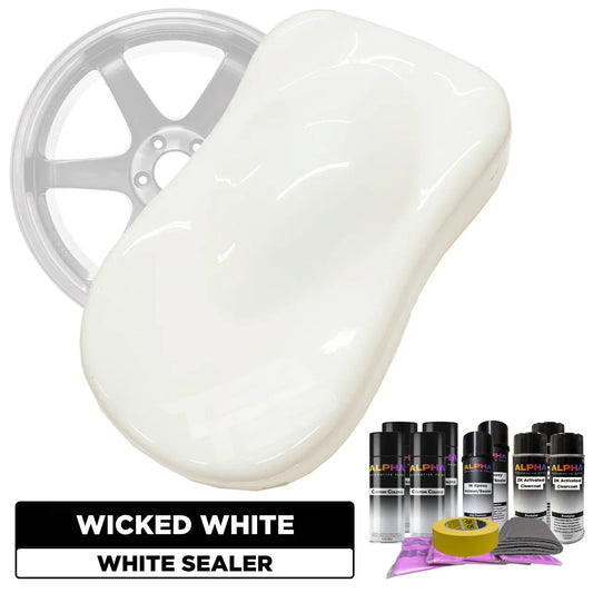 Wicked White Wheel Paint Kit