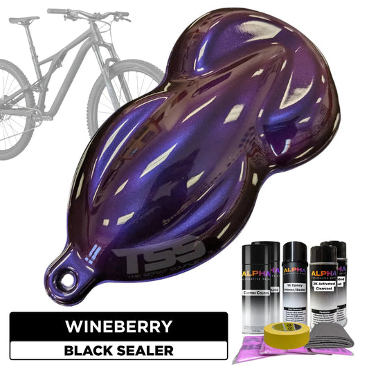 Wineberry Bike Paint Kit