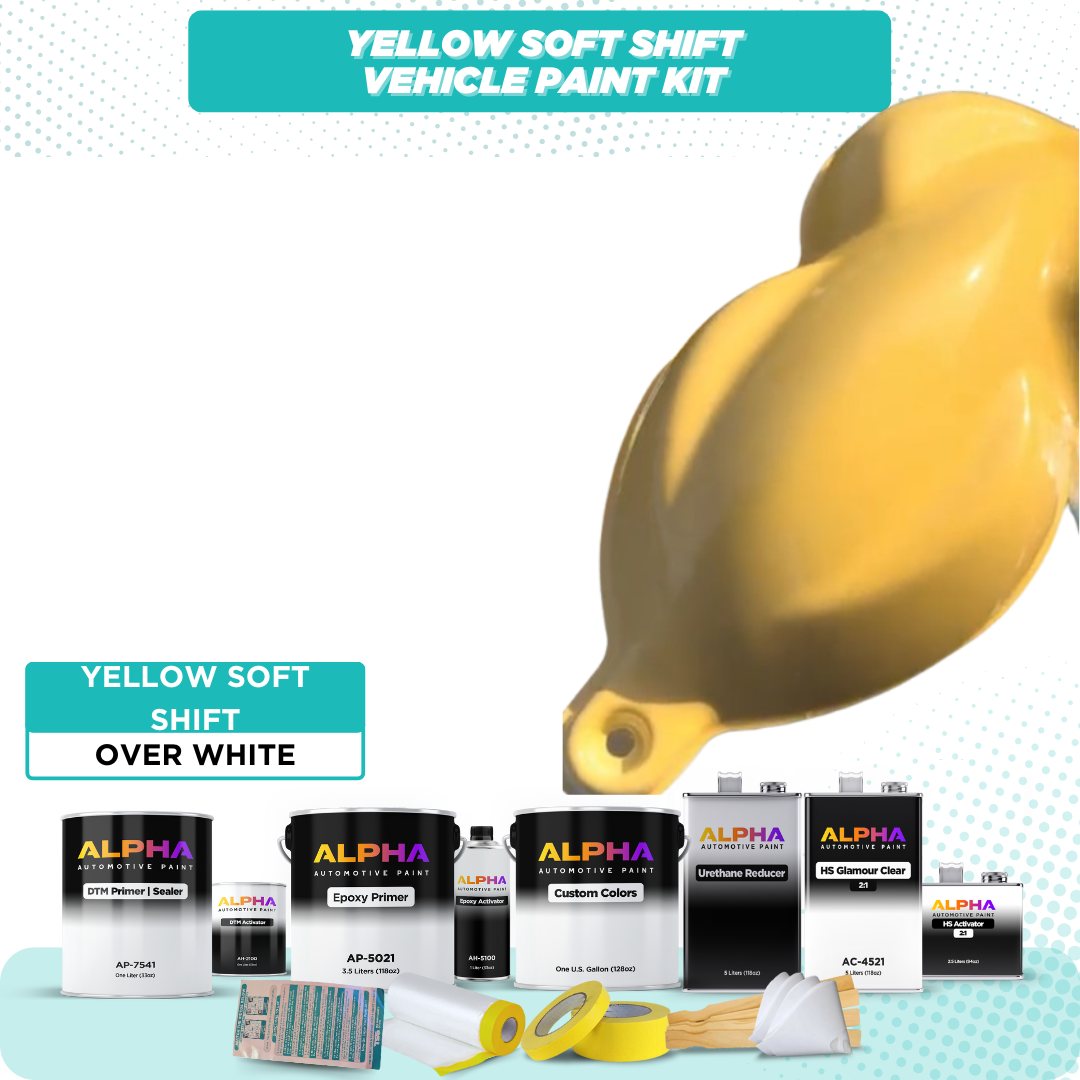 Yellow Soft Shift Vehicle Paint Kit