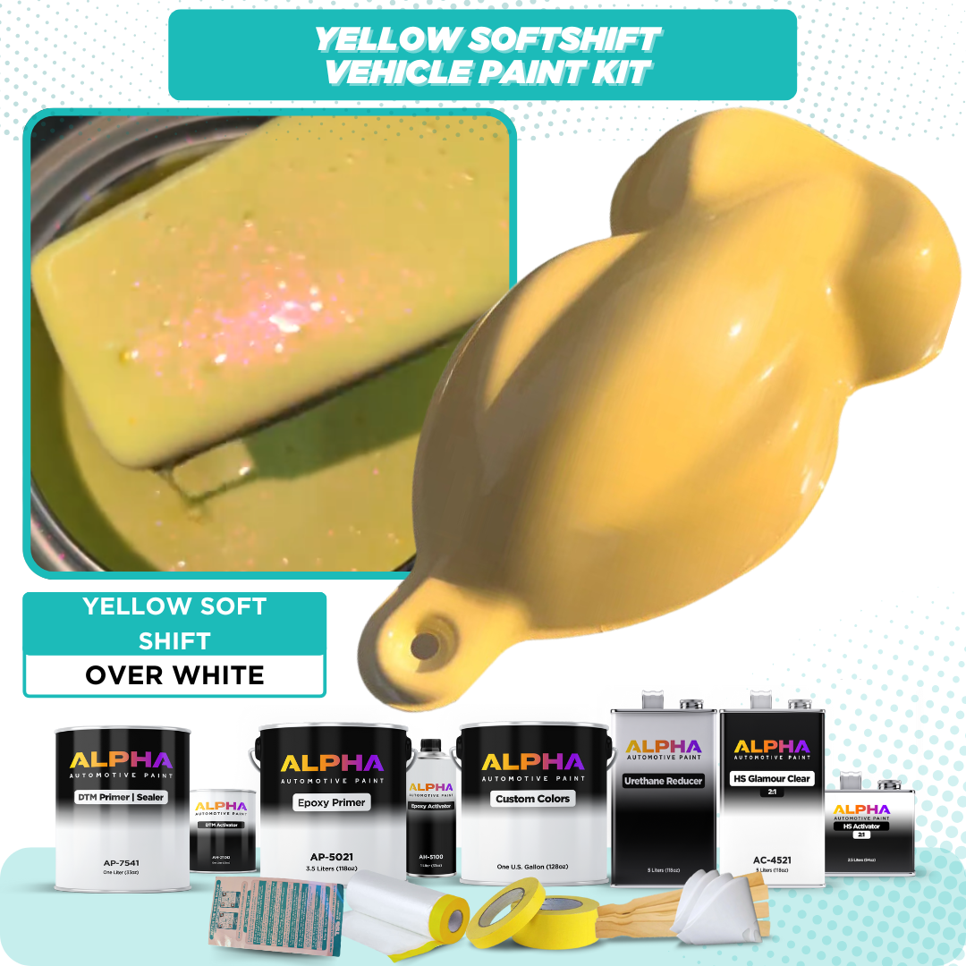 Yellow Soft Shift Vehicle Paint Kit