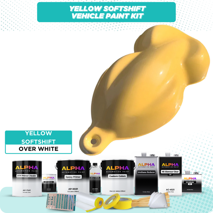 Yellow SoftShift Vehicle Paint Kit