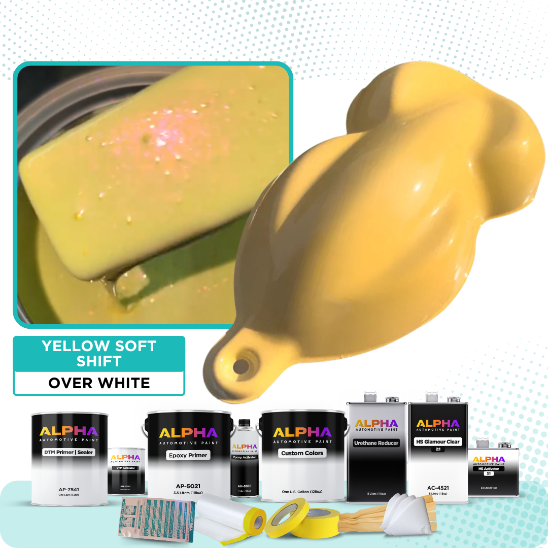 Yellow Soft Shift Vehicle Paint Kit