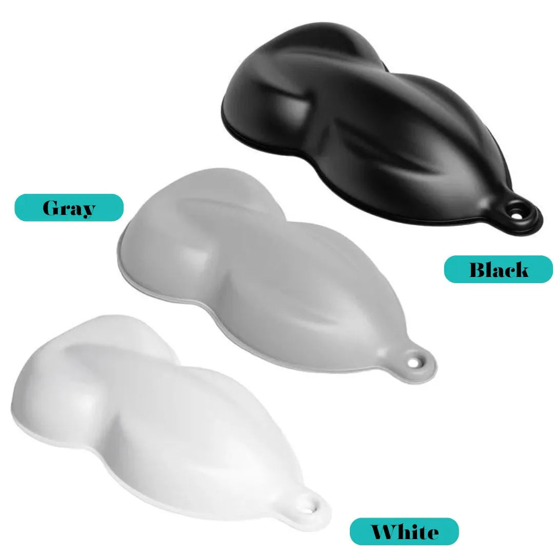 Blank Speed Shapes for Paint Spray Out Samples (white or black)