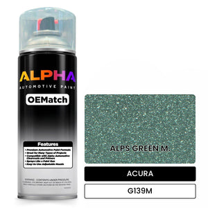 ACURA ALPS GREEN M. G139M | OEMatch Automotive Spraycan