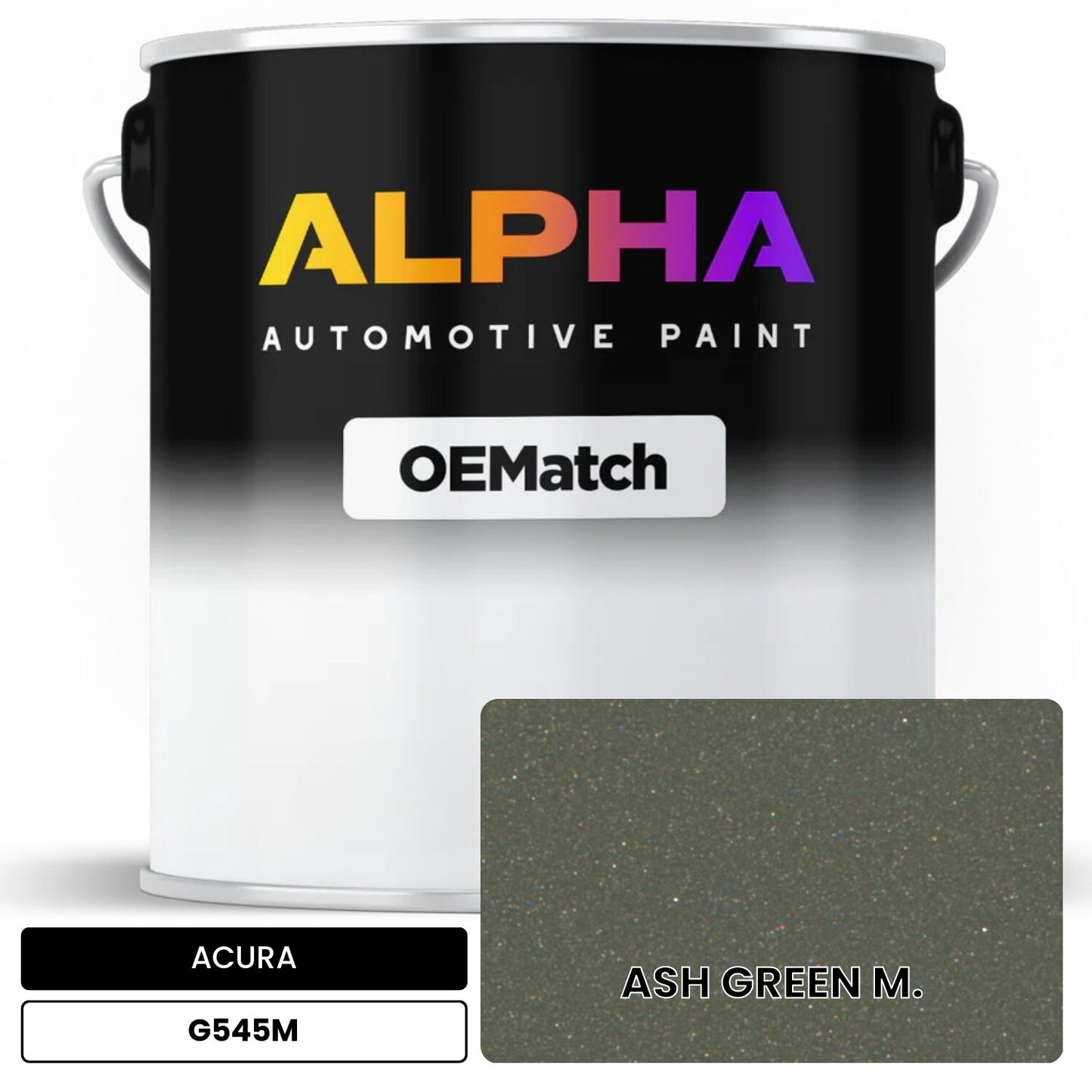 ACURA ASH GREEN M. G545M OEMatch Basecoat