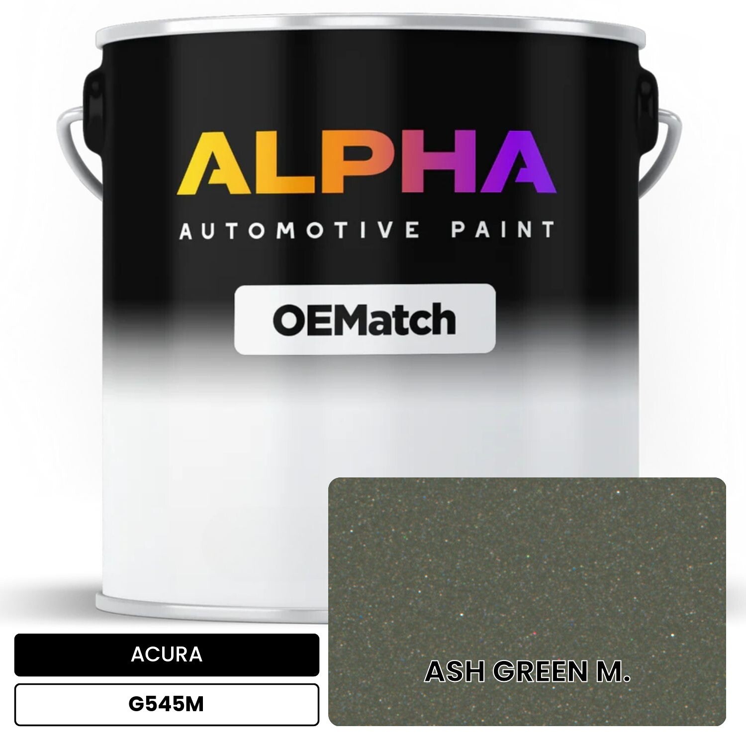 ACURA ASH GREEN M. G545M OEMatch Basecoat
