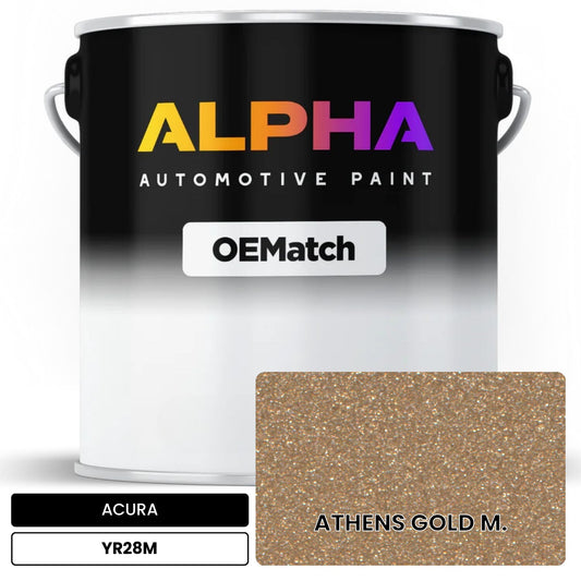 ACURA ATHENS GOLD M. YR28M OEMatch Basecoat