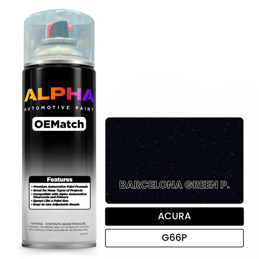 ACURA BARCELONA GREEN P. G66P OEMatch Spraycan