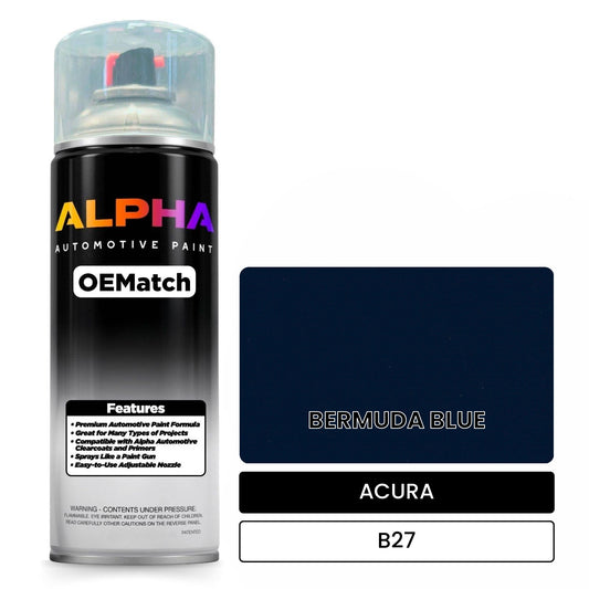 ACURA BERMUDA BLUE B27 OEMatch Spraycan