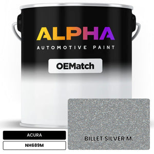 ACURA BILLET SILVER M. NH689M | OEMatch Automotive Basecoat
