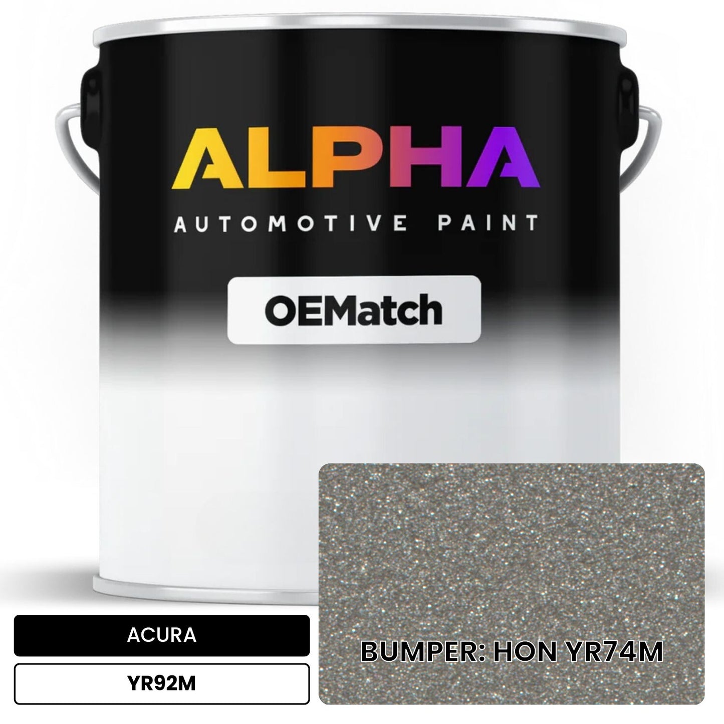 ACURA BUMPER: HON YR74M YR92M OEMatch Basecoat