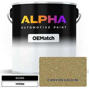 ACURA CANYON GOLD M. YR50M | OEMatch Automotive Basecoat