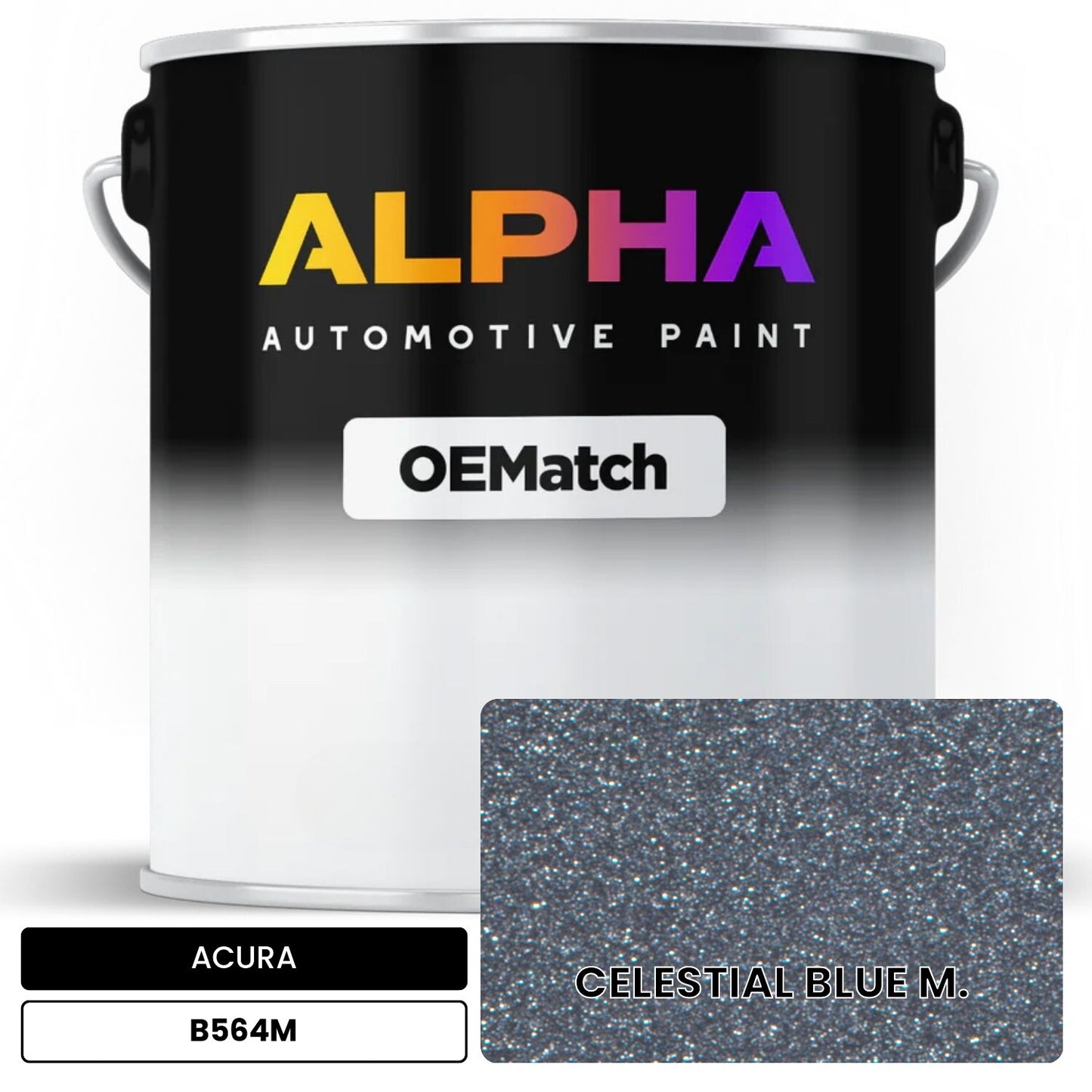 ACURA CELESTIAL BLUE M. B564M OEMatch Basecoat