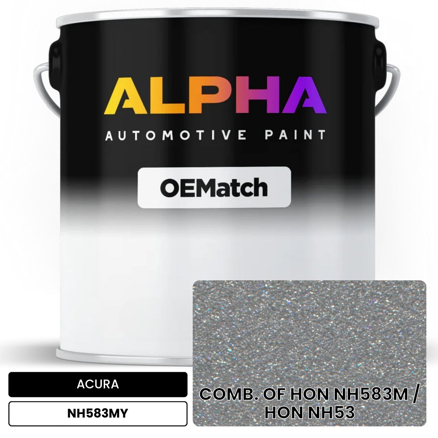 ACURA COMB. OF HON NH583M / HON NH53 NH583MY OEMatch Basecoat