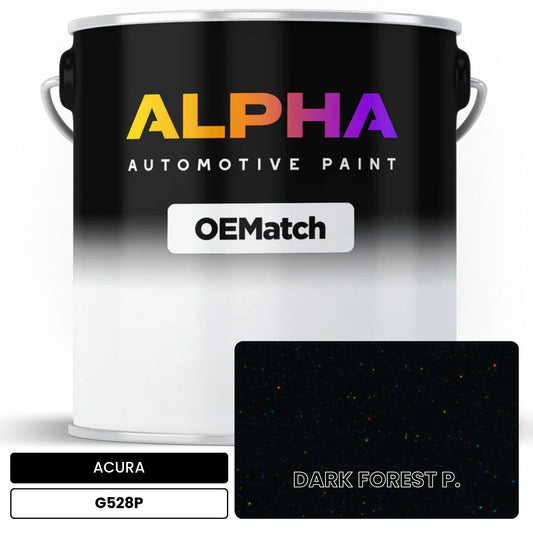 ACURA DARK FOREST P. G528P OEMatch Basecoat