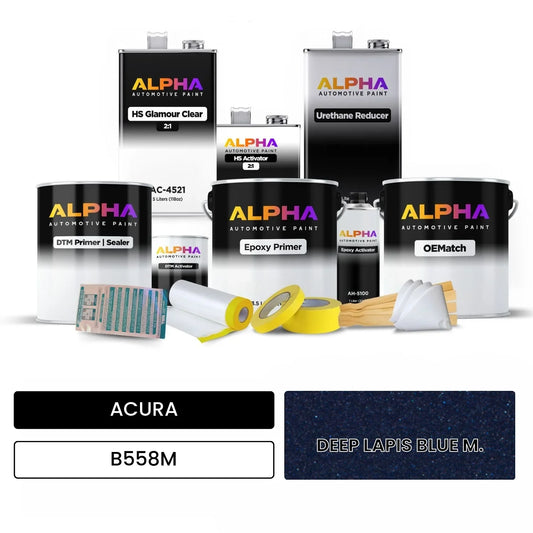 ACURA DEEP LAPIS BLUE M. B558M OEMatch Vehicle Paint Kit