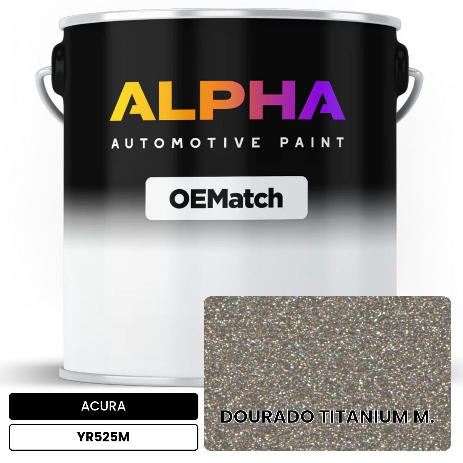 ACURA DOURADO TITANIUM M. YR525M OEMatch Basecoat