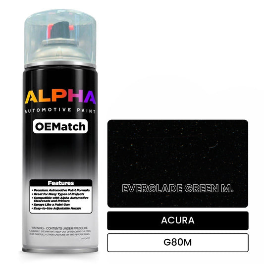 ACURA EVERGLADE GREEN M. G80M OEMatch Spraycan