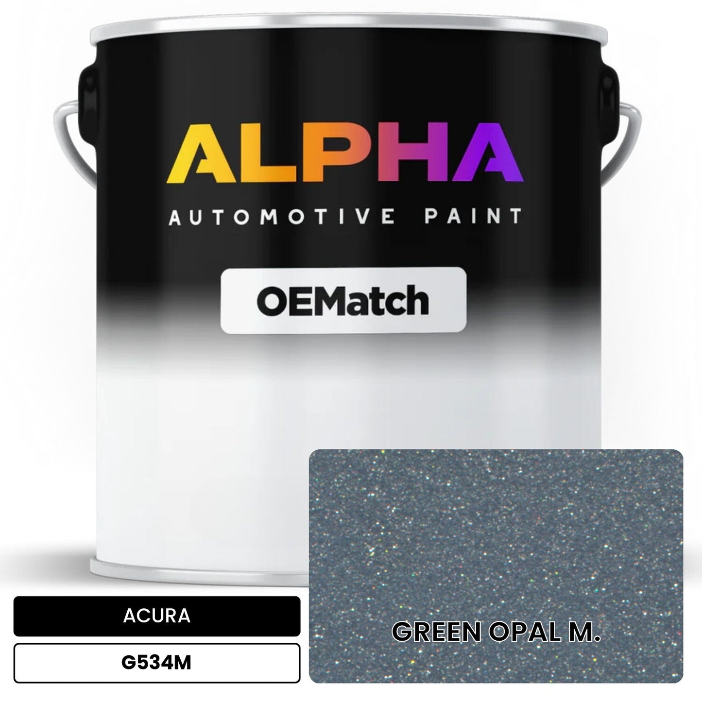 ACURA GREEN OPAL M. G534M OEMatch Basecoat