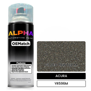 ACURA GILDED PEWTER M. YR596M | OEMatch Automotive Spraycan
