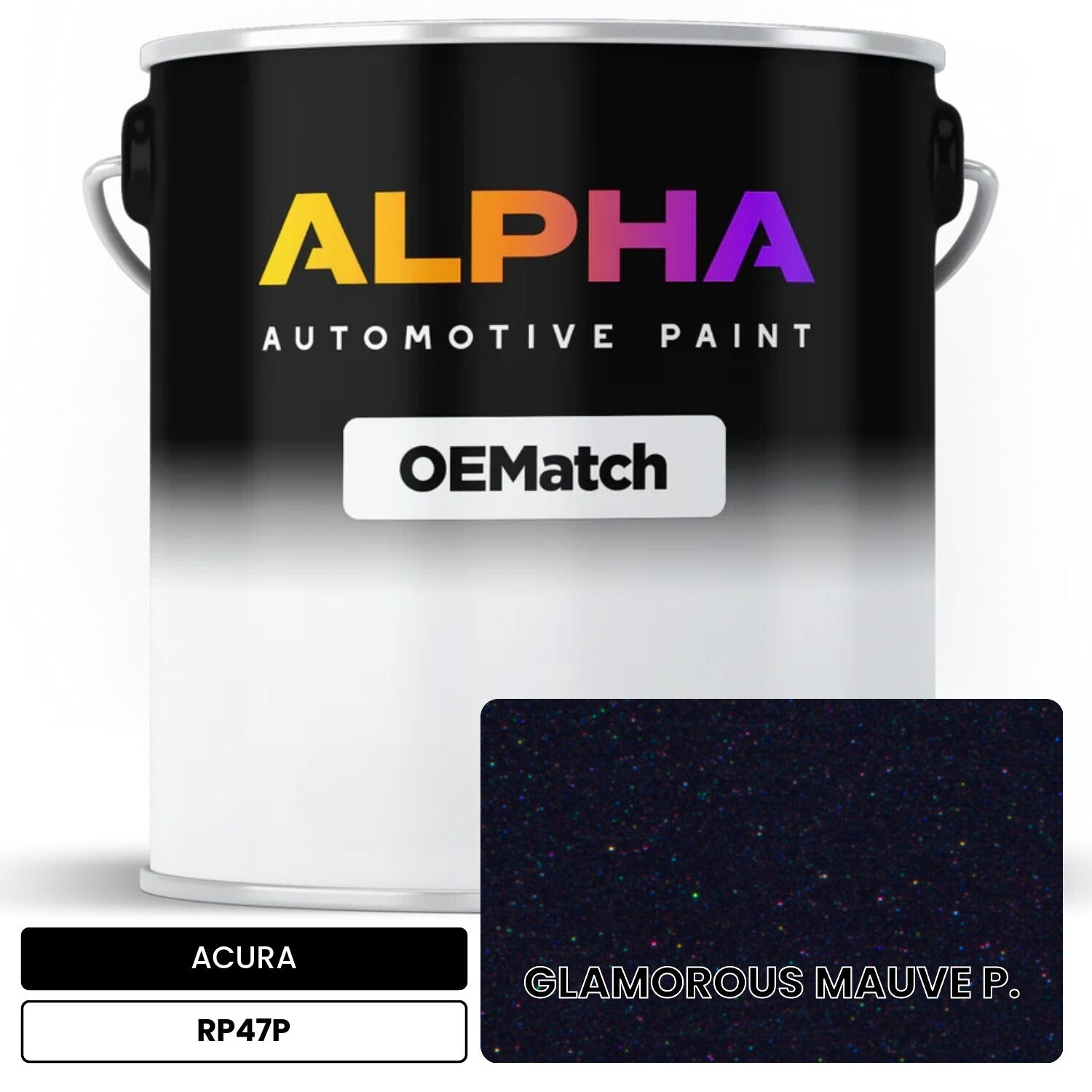 ACURA GLAMOROUS MAUVE P. RP47P OEMatch Basecoat