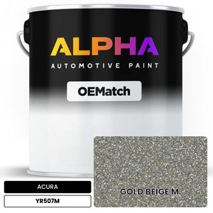 ACURA GOLD BEIGE M. YR507M | OEMatch Automotive Basecoat