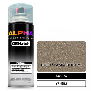ACURA GOLD / LAMIA BEIGE M. YR48M | OEMatch Automotive Spraycan