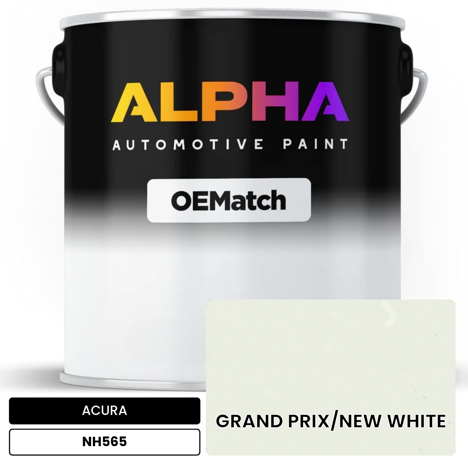 ACURA GRAND PRIX/NEW WHITE NH565 OEMatch Basecoat