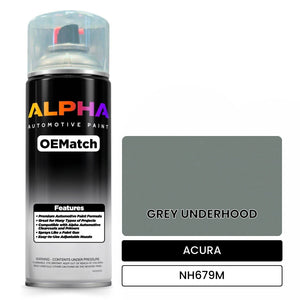 ACURA GREY UNDERHOOD NH679M | OEMatch Automotive Spraycan