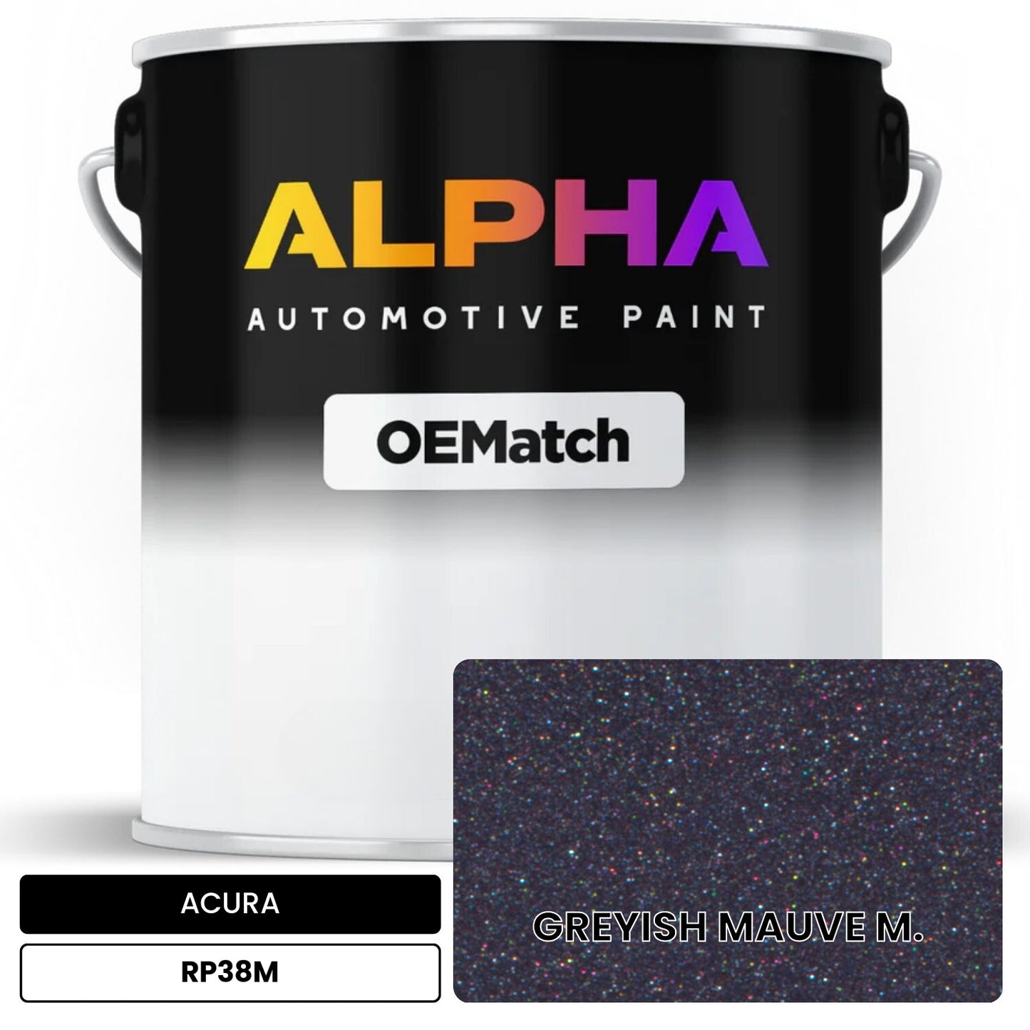 ACURA GREYISH MAUVE M. RP38M OEMatch Basecoat