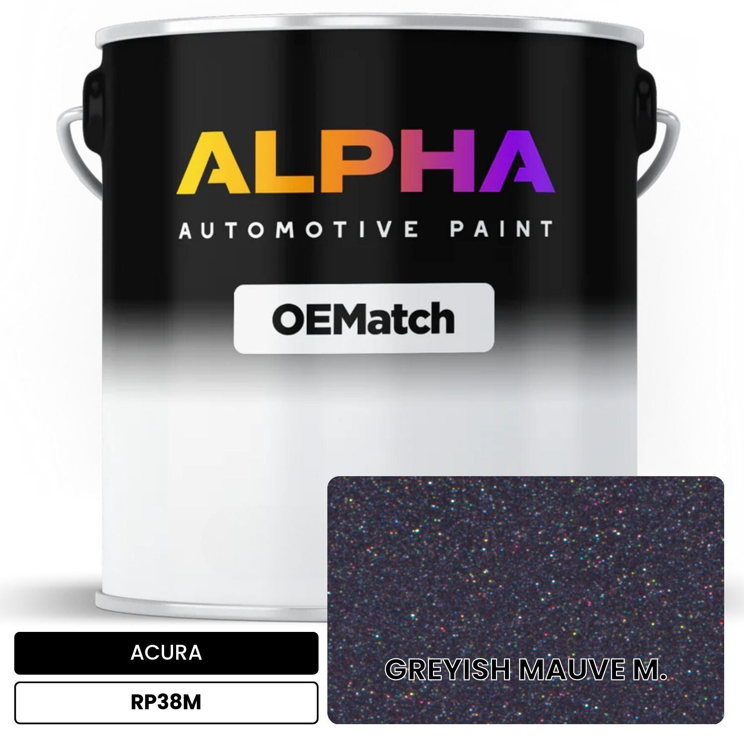 ACURA GREYISH MAUVE M. RP38M OEMatch Basecoat