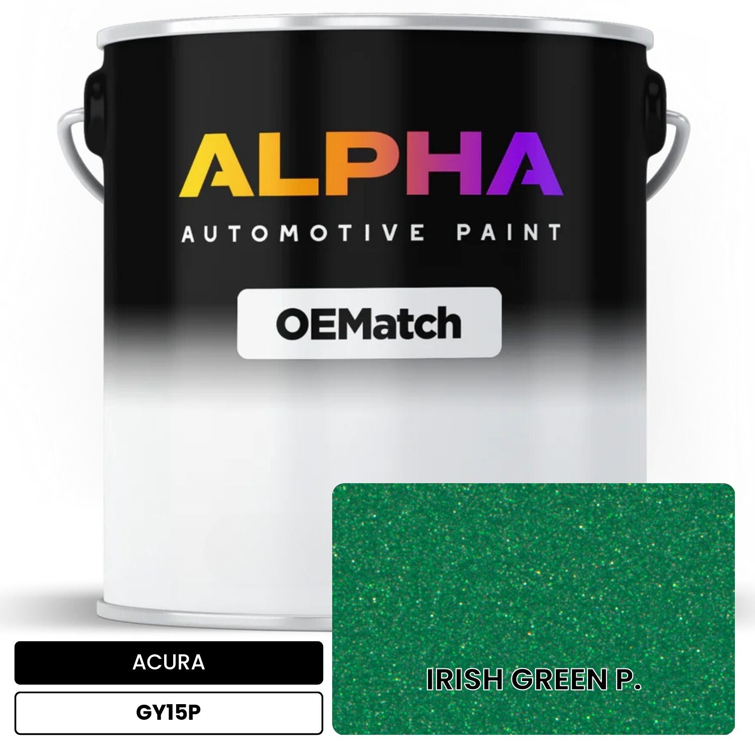 ACURA IRISH GREEN P. GY15P OEMatch Basecoat