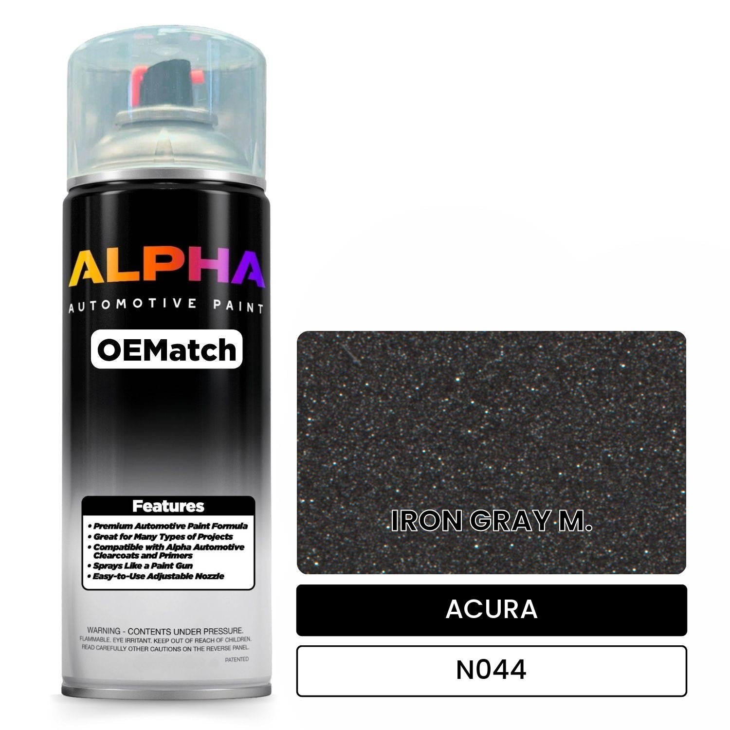 ACURA IRON GRAY M. N044 OEMatch Spraycan