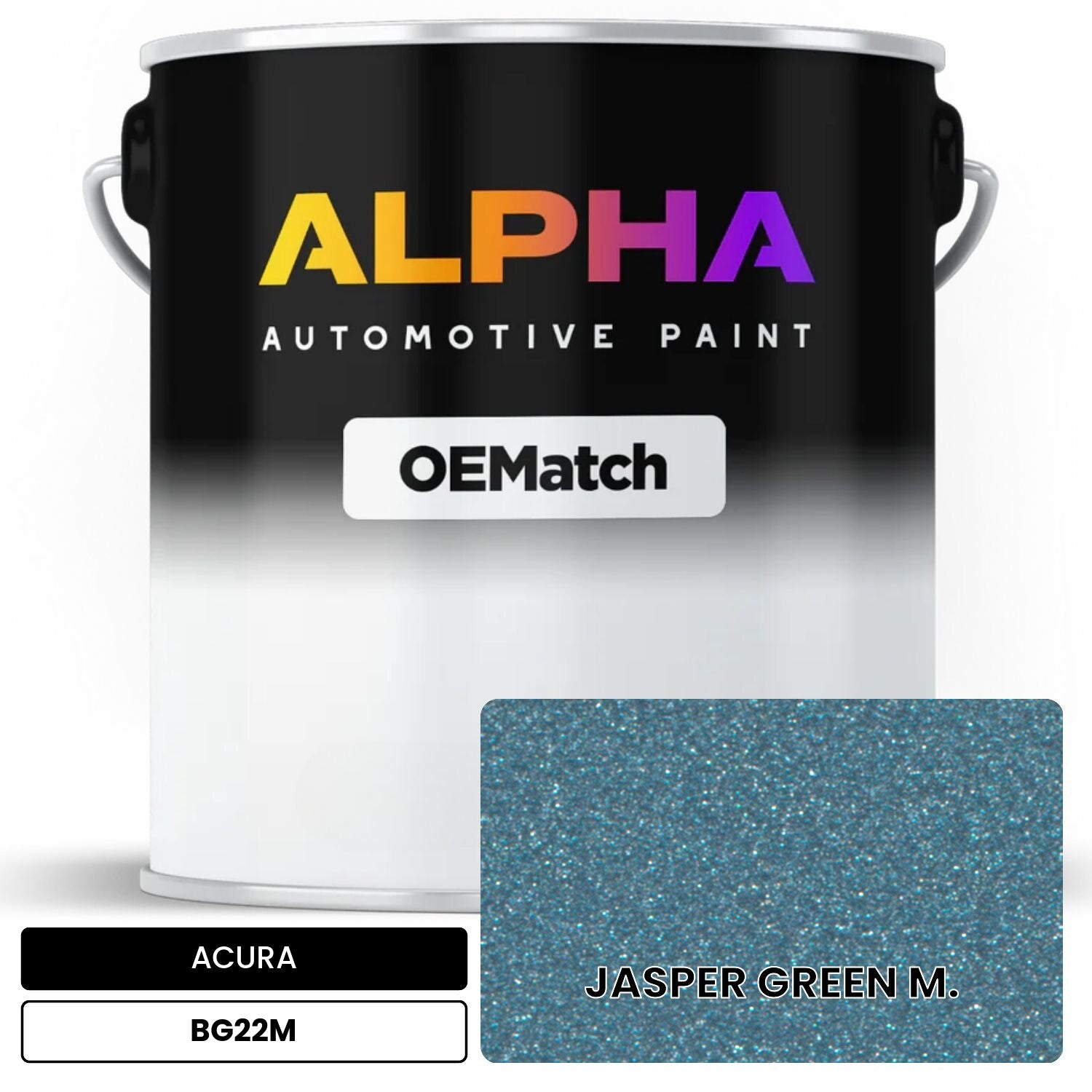ACURA JASPER GREEN M. BG22M OEMatch Basecoat