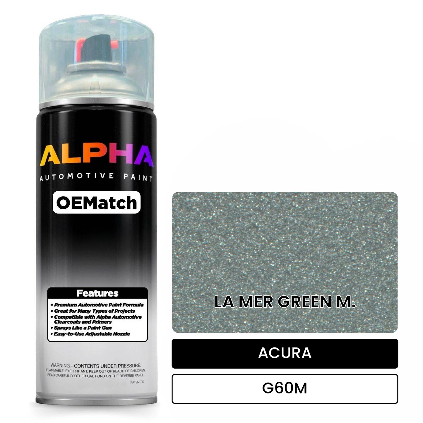 ACURA LA MER GREEN M. G60M OEMatch Spraycan