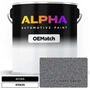 ACURA LIGHT CHARCOAL M. 970635 | OEMatch Automotive Basecoat