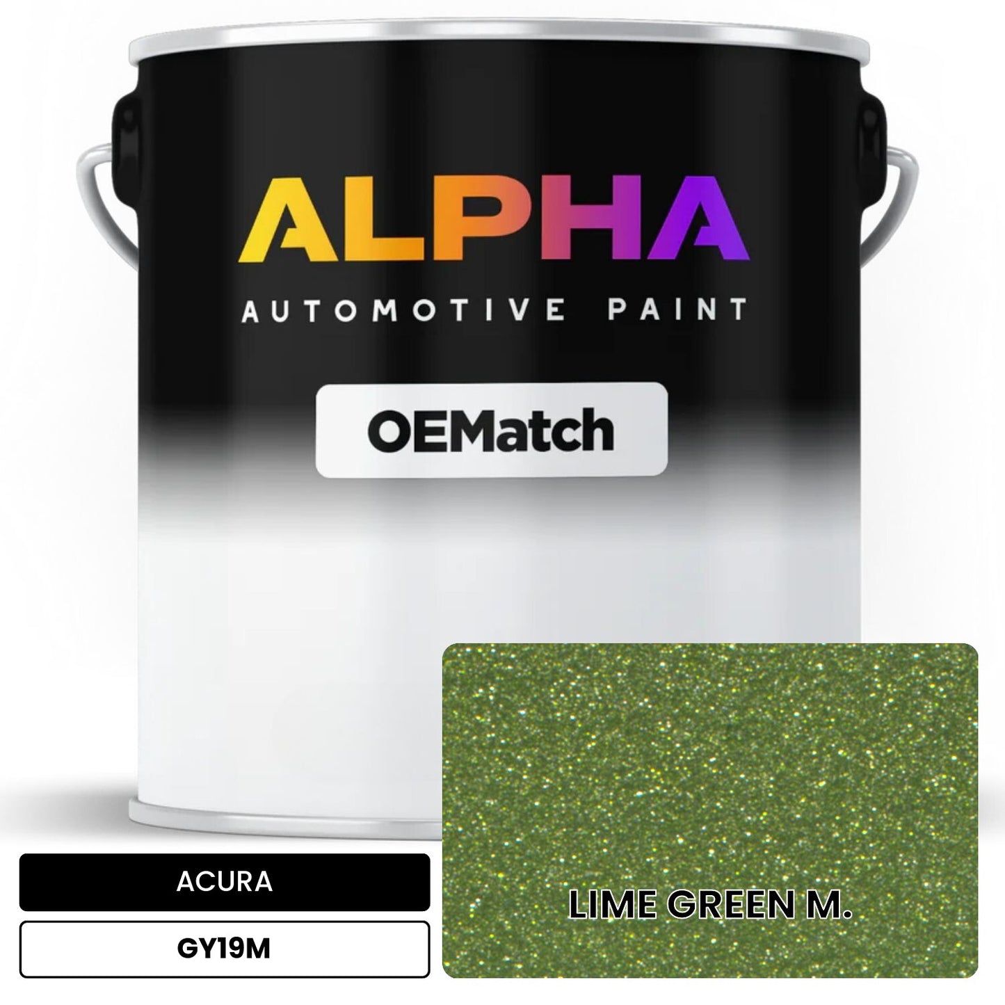 ACURA LIME GREEN M. GY19M OEMatch Basecoat