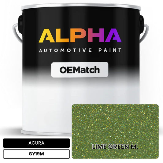 ACURA LIME GREEN M. GY19M OEMatch Basecoat