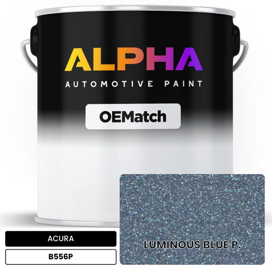 ACURA LUMINOUS BLUE P. B556P OEMatch Basecoat