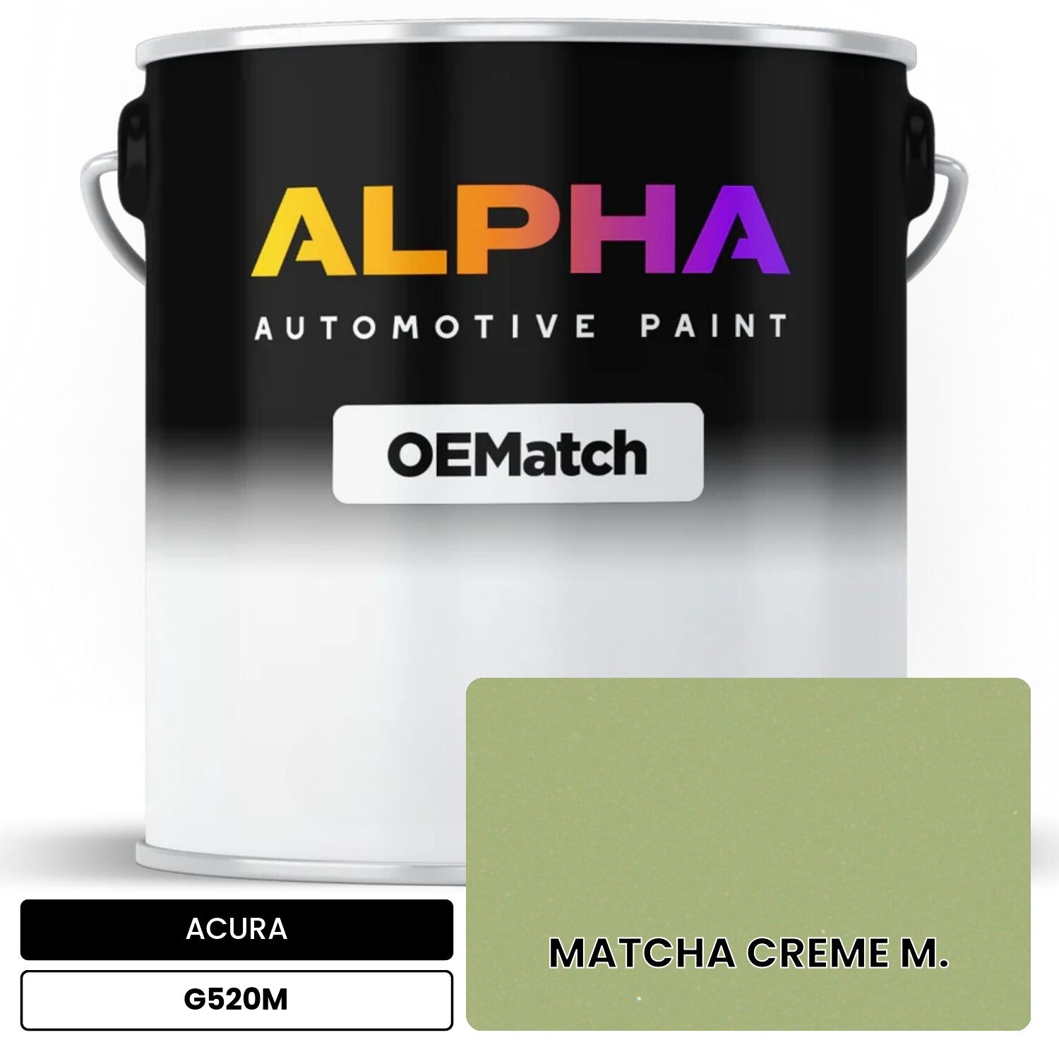 ACURA MATCHA CREME M. G520M OEMatch Basecoat
