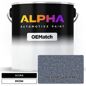 ACURA METEOR SILVER M. B522M | OEMatch Automotive Basecoat