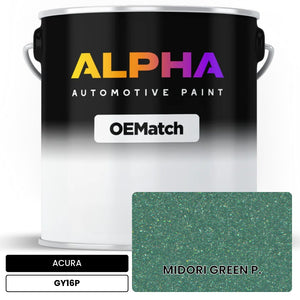 ACURA MIDORI GREEN P. GY16P | OEMatch Automotive Basecoat