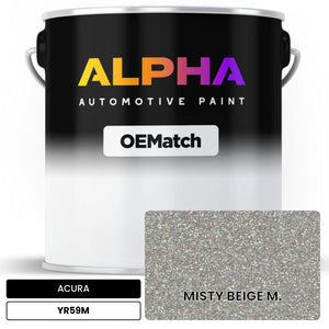 ACURA MISTY BEIGE M. YR59M | OEMatch Automotive Basecoat