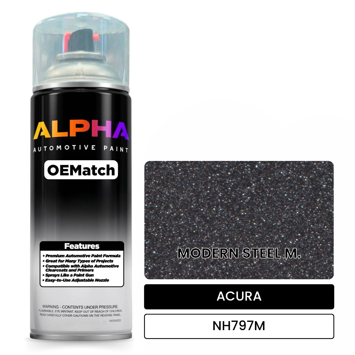ACURA MODERN STEEL M. NH797M OEMatch Spraycan