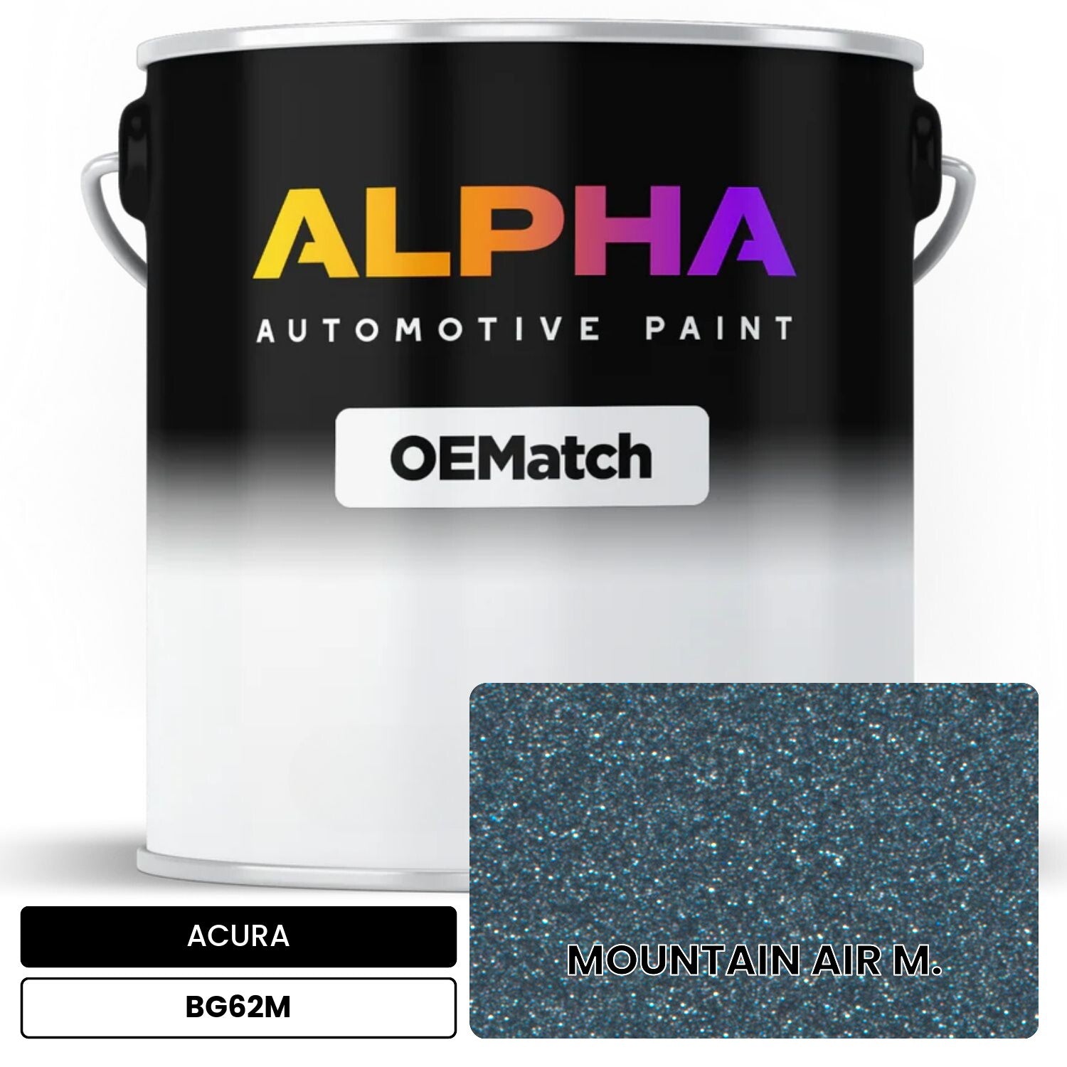 ACURA MOUNTAIN AIR M. BG62M OEMatch Basecoat