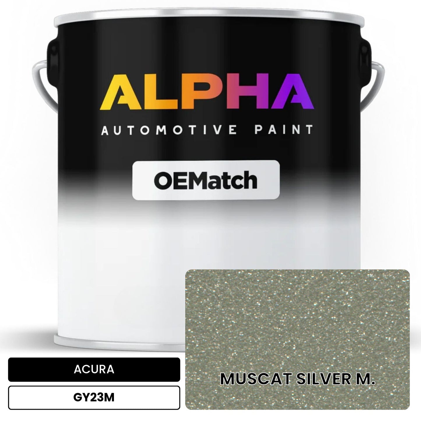 ACURA MUSCAT SILVER M. GY23M OEMatch Basecoat