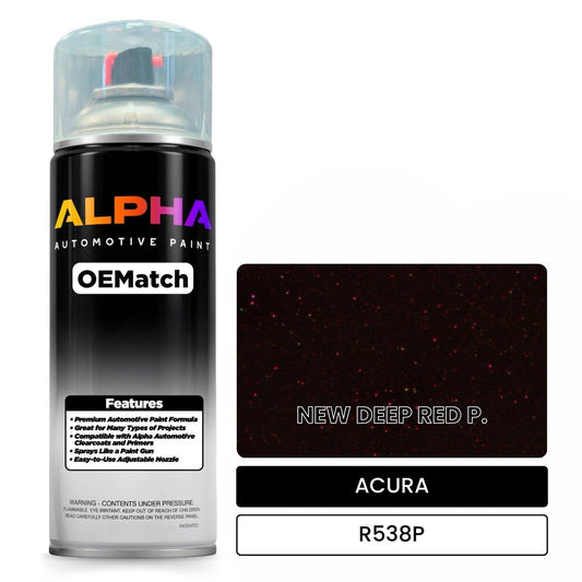 ACURA NEW DEEP RED P. R538P OEMatch Spraycan